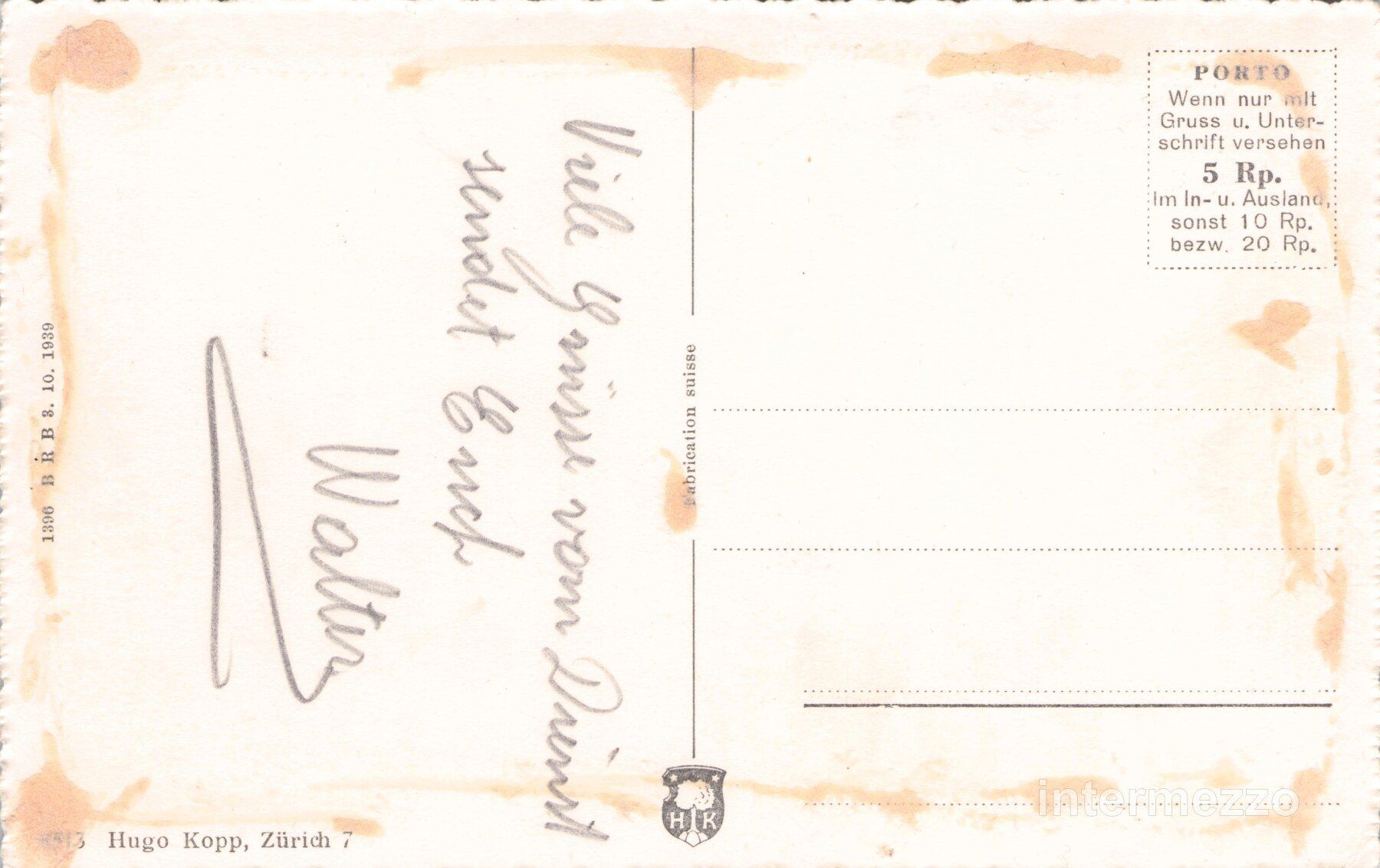 Cartes postales: Pfäfers SG // 1939 Dorf // Sommer – D'occasion à Basel par intermezzo12 1