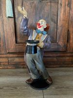 Dekorative Clown Figur mit Zylinder guter Zustand