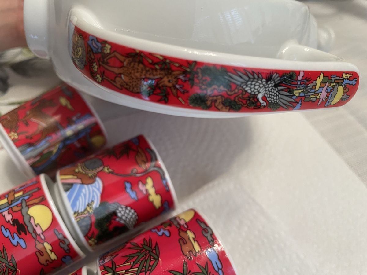 Services de table: Koreanisches Keramik Sake/Teeset – D'occasion à Baden par CeDe22 6