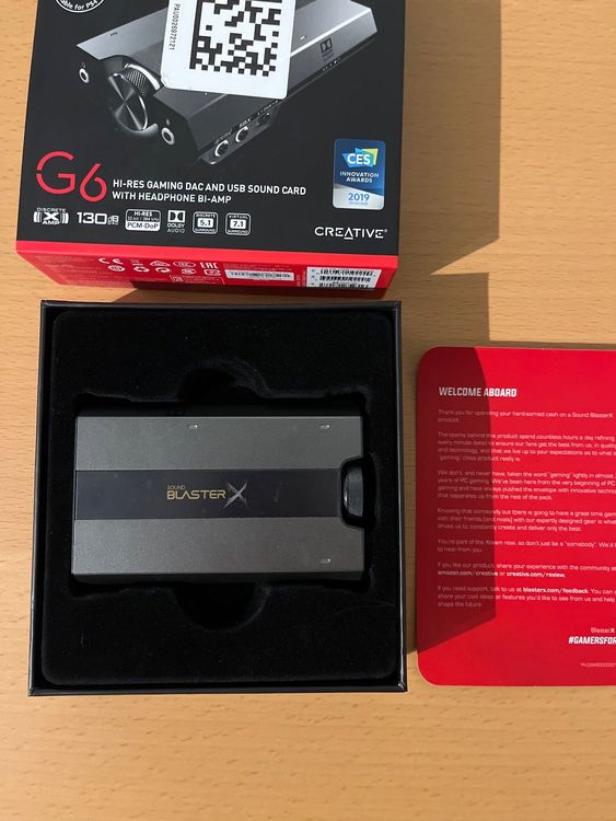 Sound Blaster G6 Creative | Kaufen auf Ricardo