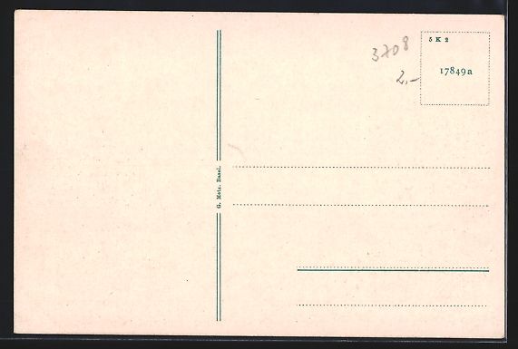 Cartoline postali: AK Basel, Springbrunnen am Bundesbahnhof – Usato da Berlin venduto da bartko-reher 1