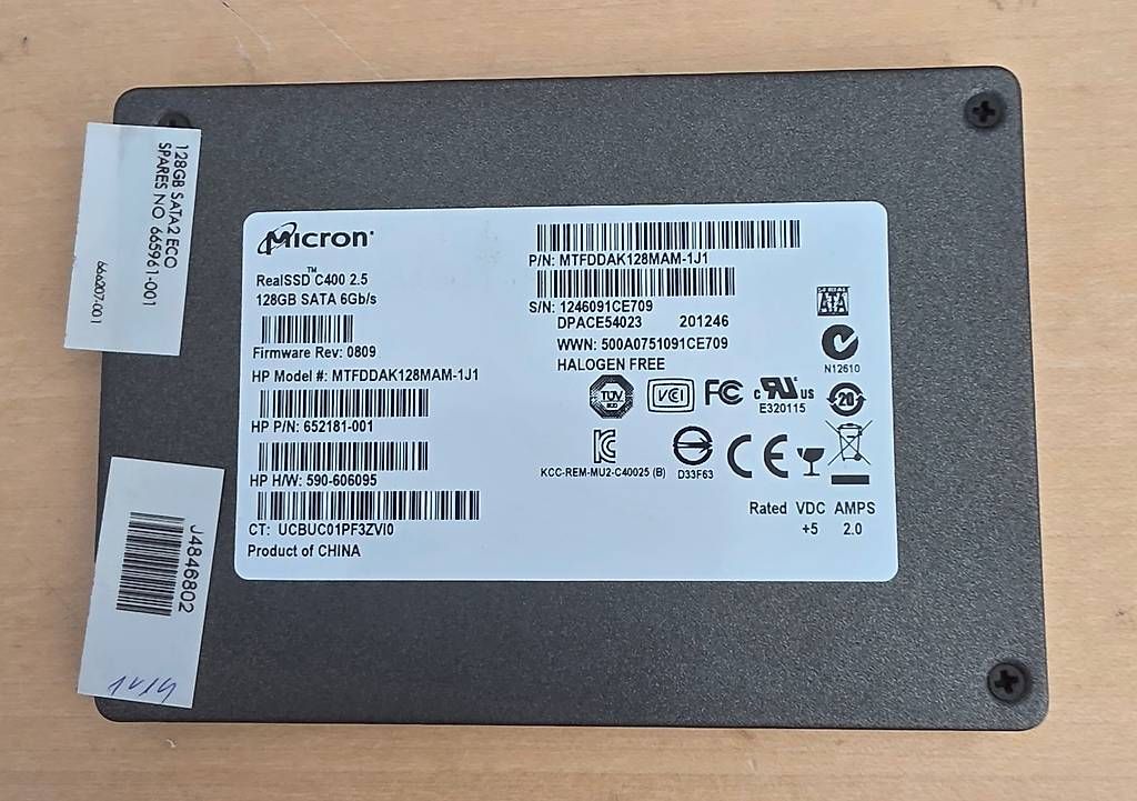 Harddisks: Micron RealSSD C400 128GB – Gebraucht aus Basel von Junior_Store