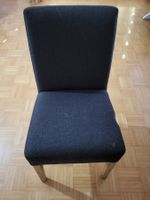 Esszimmerstuhl dunkelgrau mit Gebrauchsspuren 4 Stk