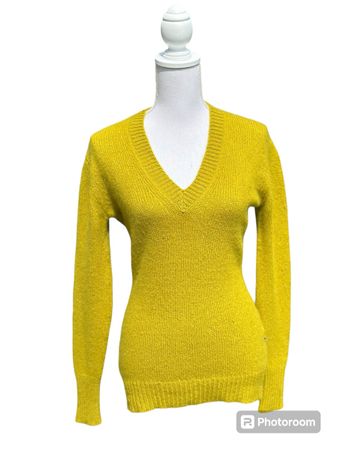 Burberry Cashmere Sweater, Size S, Oliven