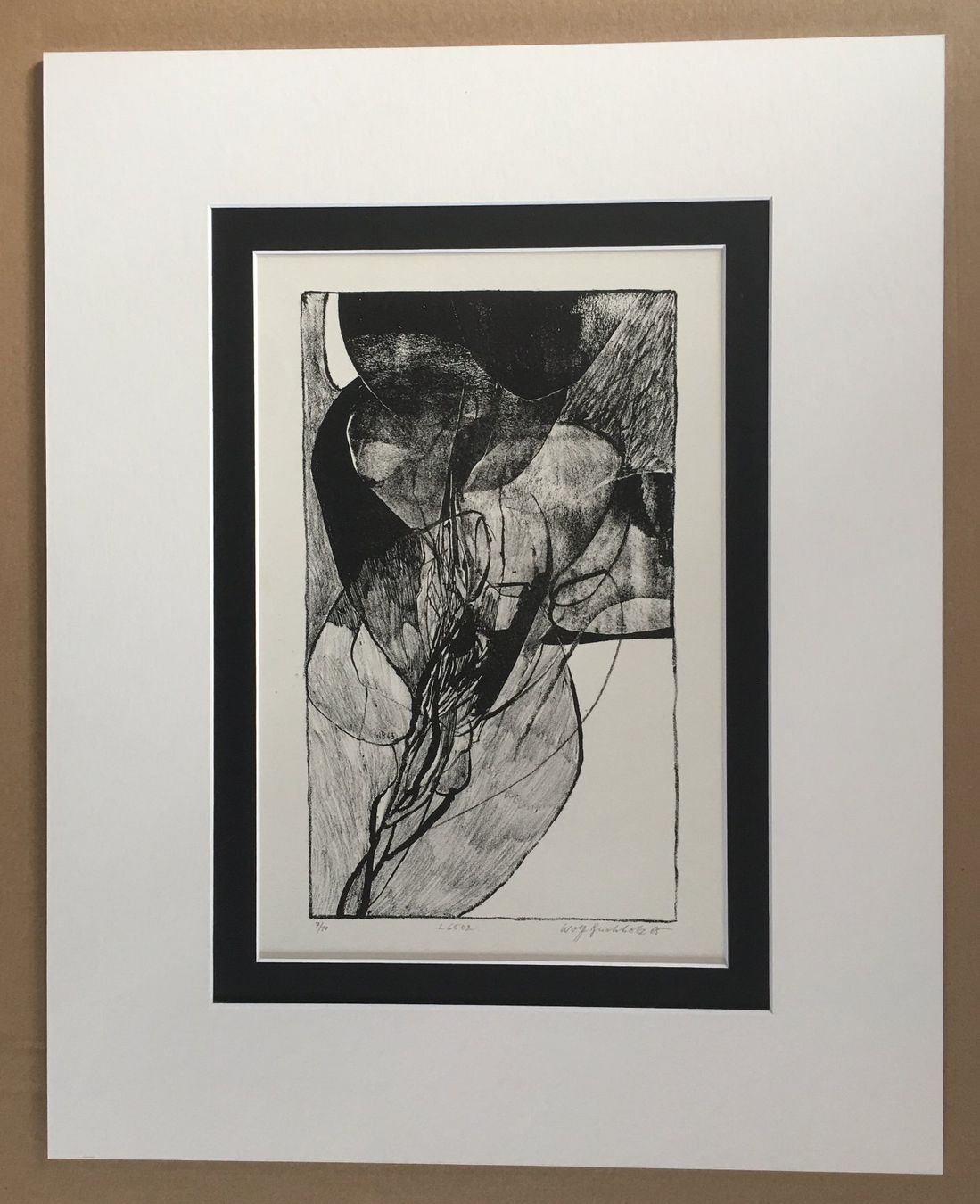 Grafica & Litografie: Wolff Buchholz      "Komposition L6502"      Lithographie – Usato da Nennigkofen venduto da juhit 1