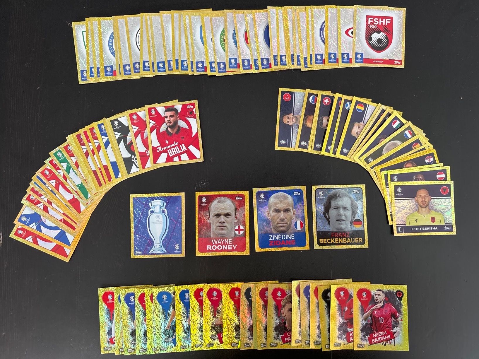 Topps Sammelbilder & Trading cards: Topps 2024 - alle Gold-Sticker – Neu (gemäss Beschreibung) aus Goldau von Skydriver