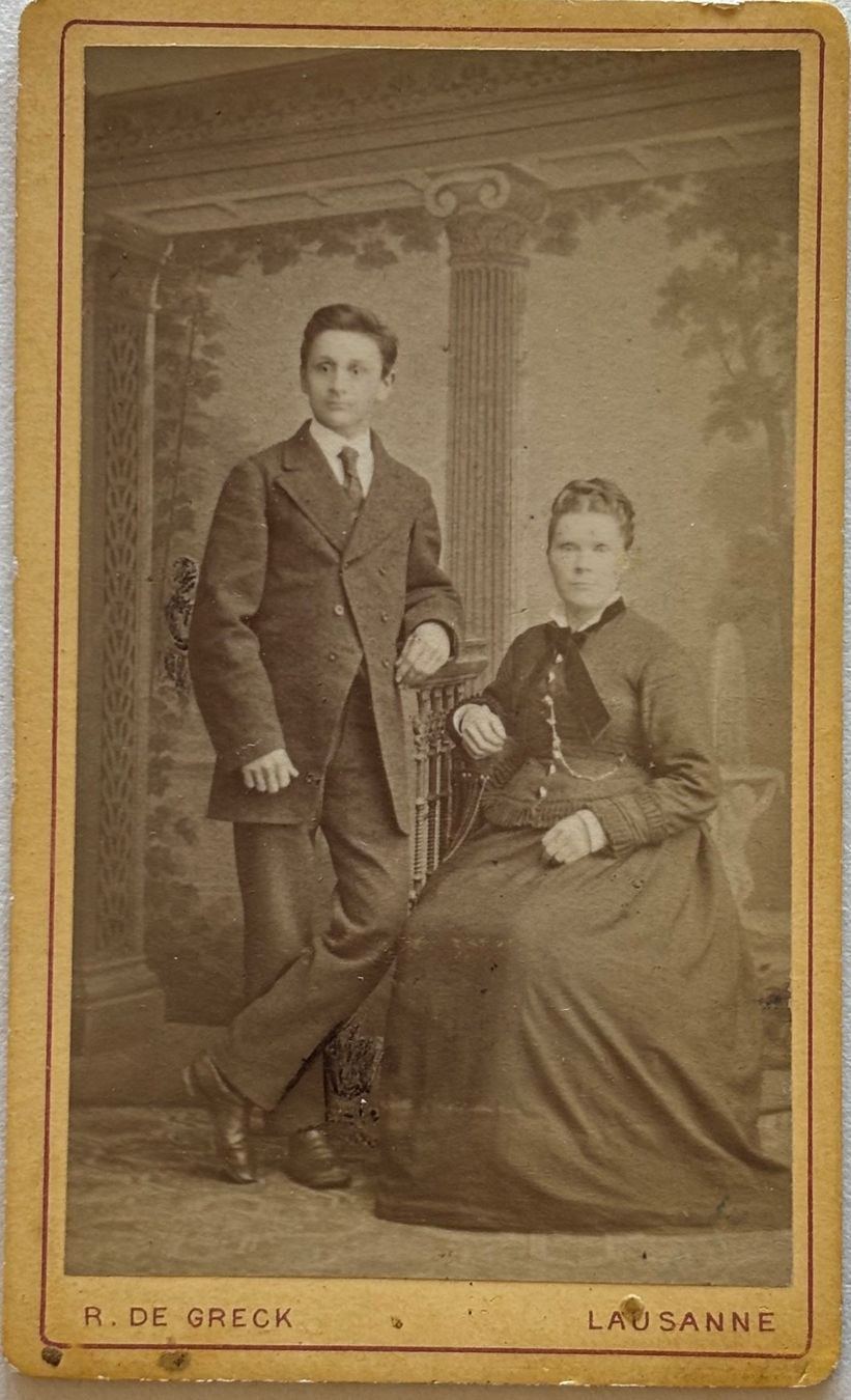 Cartes postales: CDV Robert De Greck, Lausanne - Ehepaar – D'occasion à Frauenfeld par Merk52