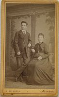 CDV Robert De Greck, Lausanne - Ehepaar