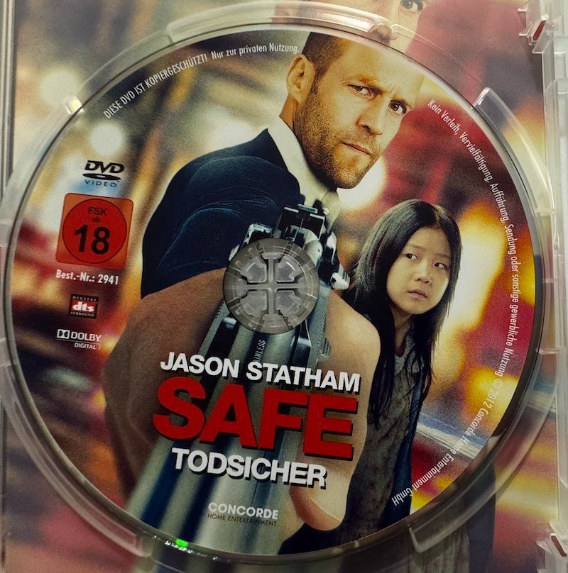 Tutti i DVDs: DVD   SAFE - TOD SICHER mit JASON STATHAM – Usato da Wisen venduto da gigisna 1