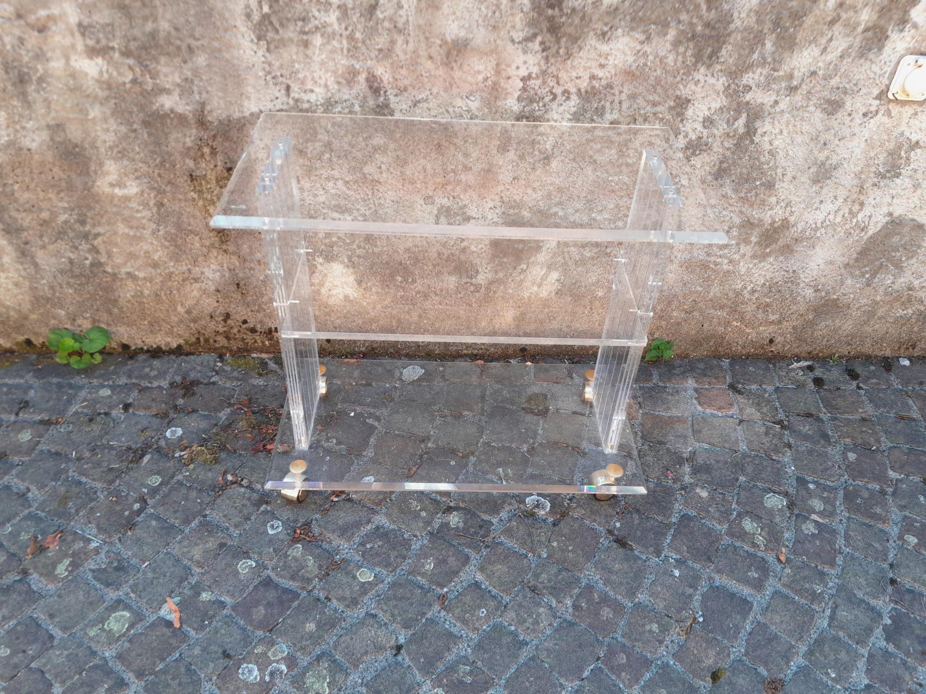 Carrelli di servizio: Vintage Plexiglas / Acrylglas Servierwagen / Servierboy – Usato da Männedorf venduto da Bel-view 2