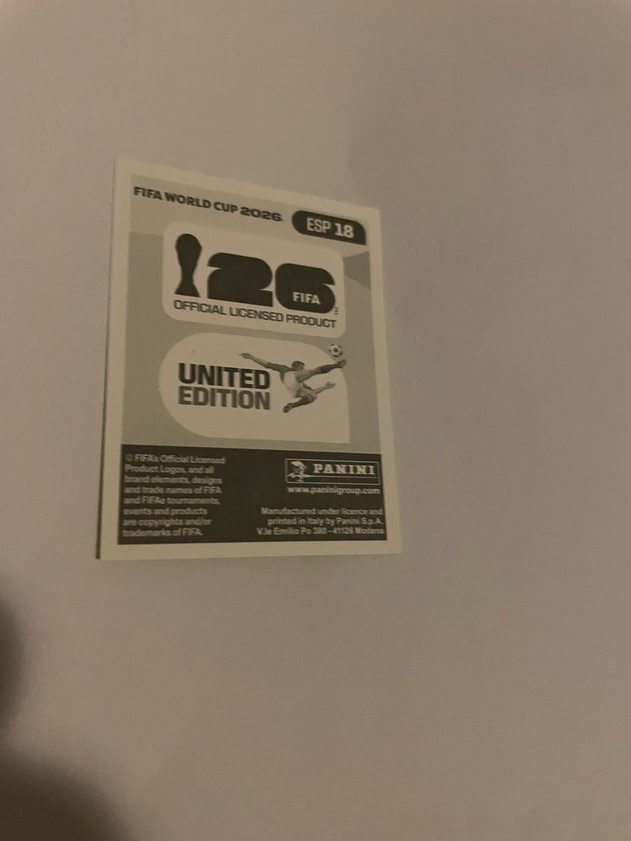 Panini Carte collezionabili: FIFA WM 2026 Ferran Torres ESP 18 – Nuovo (secondo la descrizione) da Winterthur venduto da Cobraforce 1