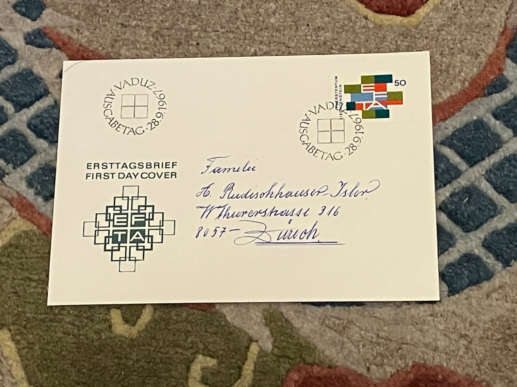 Tutti i francobolli: 1 LI  1992 nach 8057 Zürich – Nuovo (secondo la descrizione) da Koblenz venduto da Markenhimmel