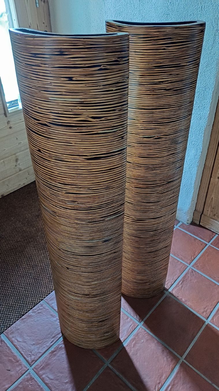 Vasi & Recipienti: Vase Holz Vase Blumenvase Blumen – Usato da Degersheim venduto da Alphi 2