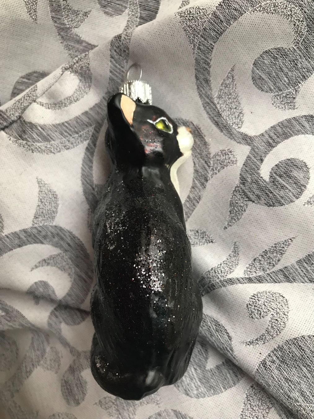Tutte le decorazioni: Sitzende Katze schwarz Christbaumschmuck – Nuovo e nell'imballaggio originale da Alpnach Dorf venduto da marvo 7