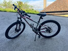 Vélo enfant 24" Rose/Gris