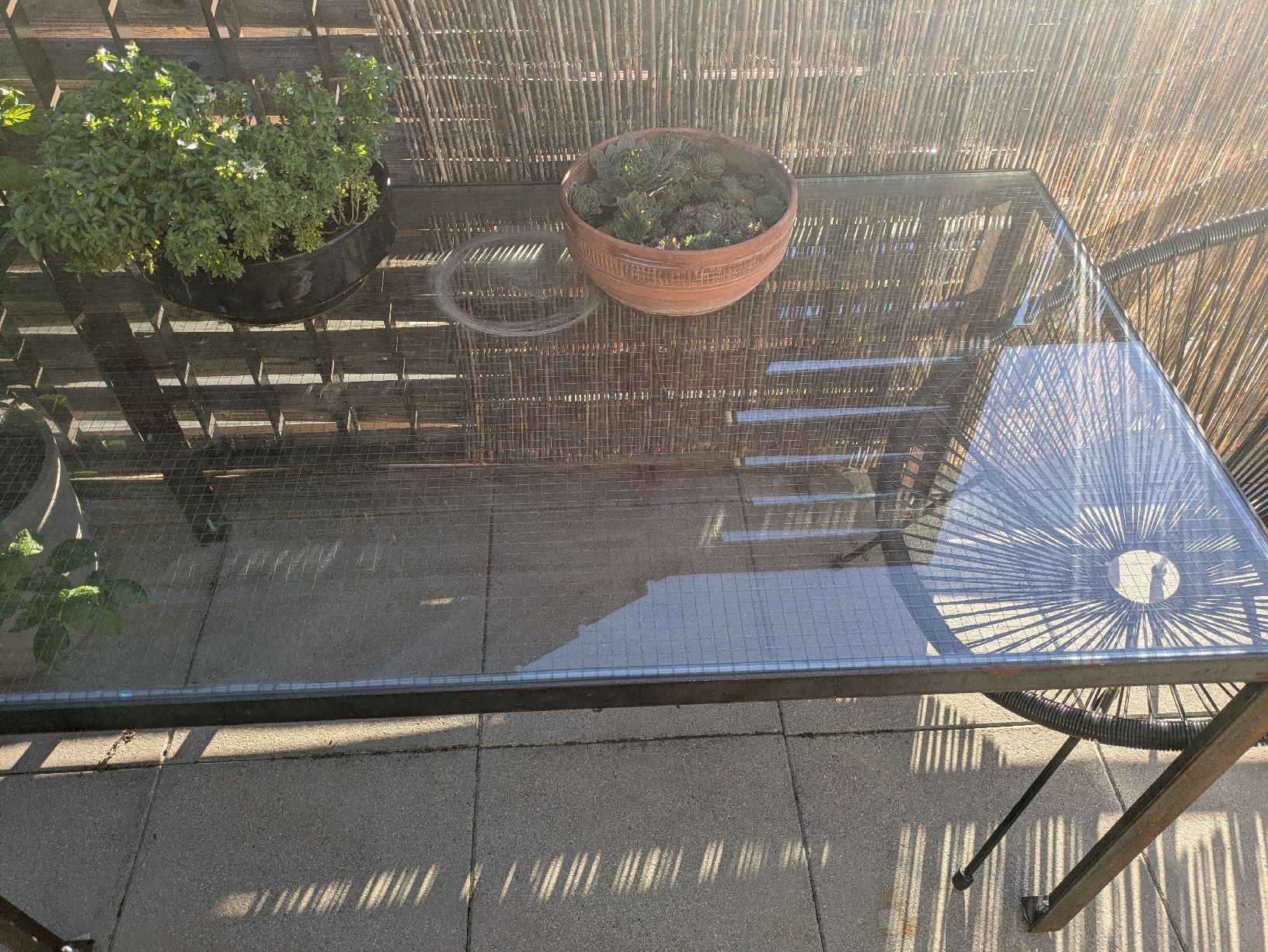 Tavoli: Glastisch Outdoor Rustikal Design geschweisst – Usato da Thun venduto da Kenneth729 3