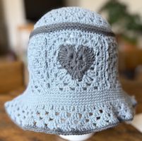 CHAPEAU GRANNY STYLE EN CROCHET HANDMADE! PIÈCE UNIQUE