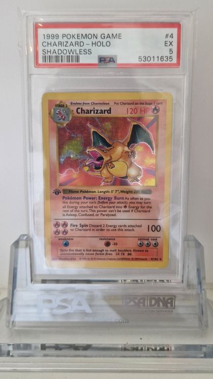 Charizard 1st Edition Shadowless *PSA MISLABEL* | Kaufen auf Ricardo