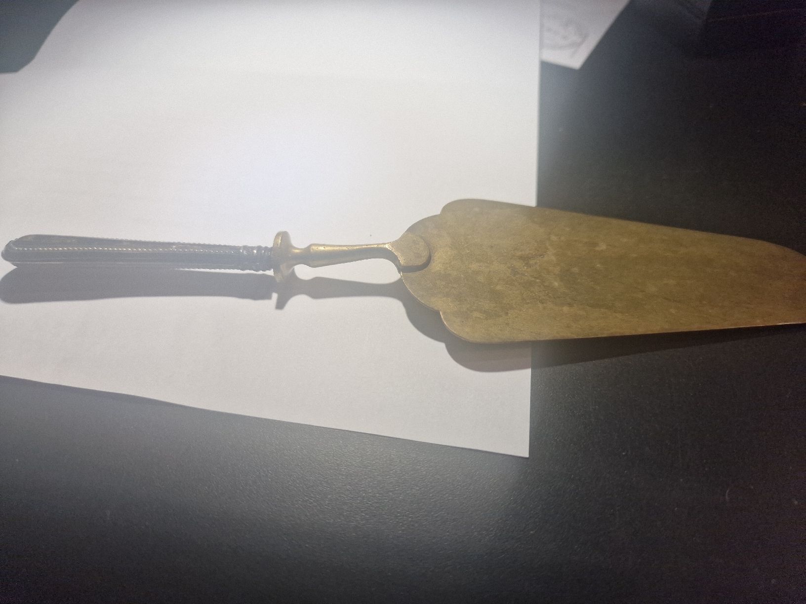 Set di posate: Vintage Kuchenheber,  mit dekorativem Griff aus silber – Usato da Weite venduto da Liane1973 2