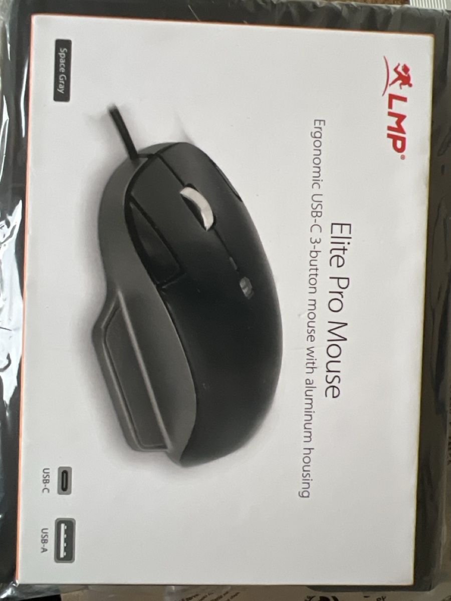Maus: LMP Elite Pro Mouse USB-C Space Gray neuwertig – Gebraucht aus Mülligen von vagos85 1
