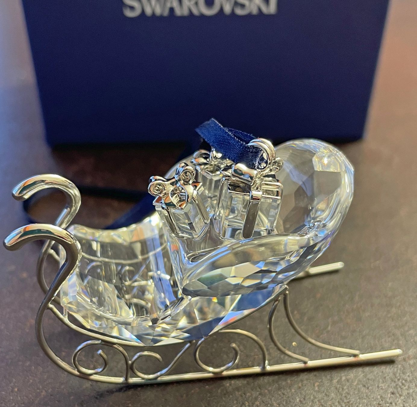Swarovski Alle Dekorationen: Swarovski Schlitten silberfarbig – Neu und originalverpackt aus Chur von elifornico 2