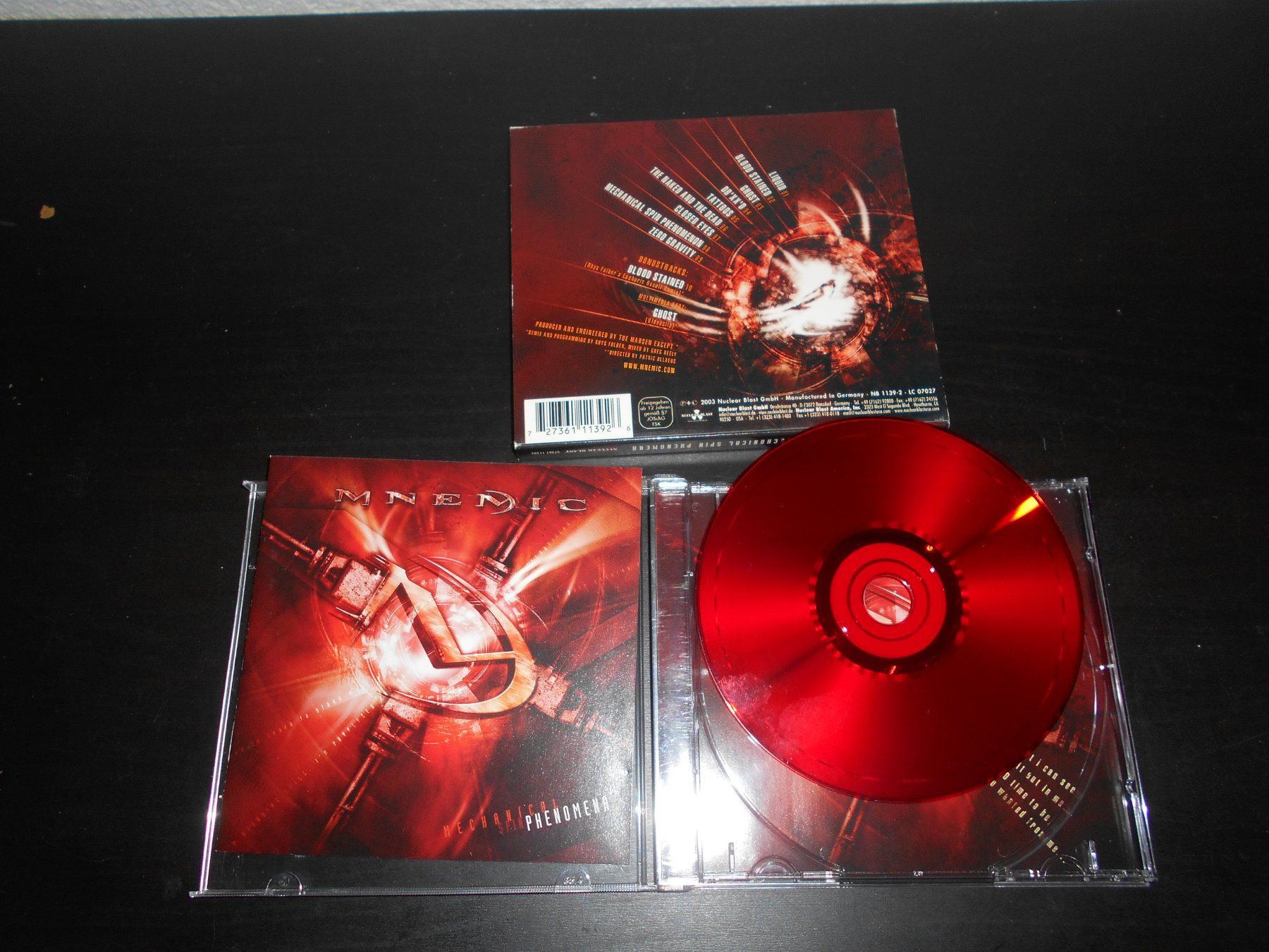 CD: Mnemic – Mechanical Spin Phenomena / 2003 – Usato da Aarberg venduto da witchhunter01 3