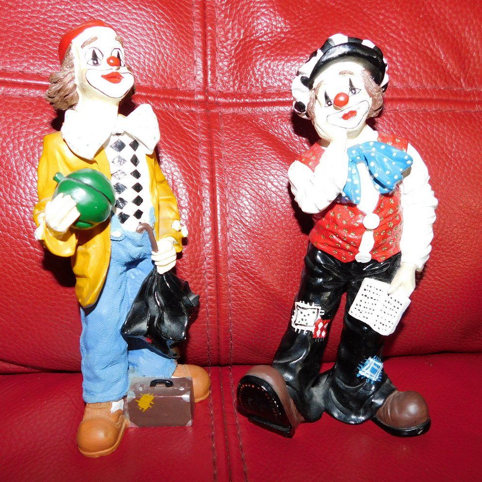 Figurines: 5 Clowns. H ca. 20 cm – D'occasion à Villnachern par Niggo0 1