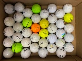 Golfbälle 103 div. Marken, gebraucht,starke Gebrauchsspuren