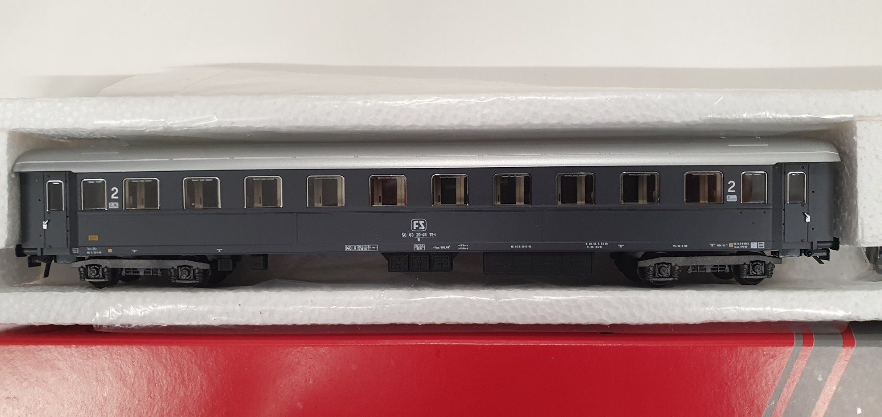 ACME Modellini di ferrovie: ACME 16201 FS B tipo 27 grau, Ep. IV – Nuovo e nell'imballaggio originale da Würenlos venduto da juruth 2