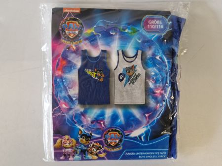 Jungen Unterhemd 2er Pack Grösse 110/116