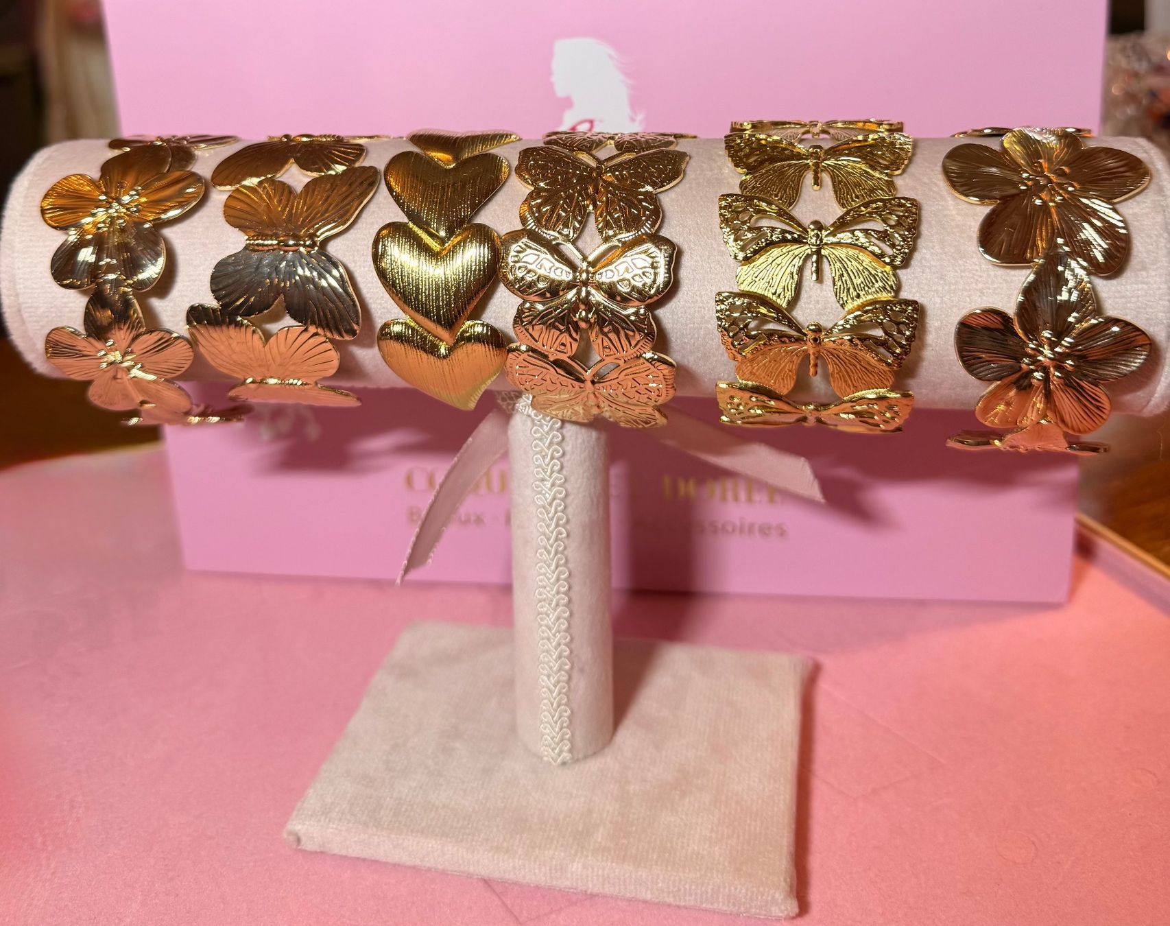Bracciali & Braccialetti: Bracelet jonc Fleur – Nuovo e nell'imballaggio originale da St-Maurice venduto da Sandrinette123 3