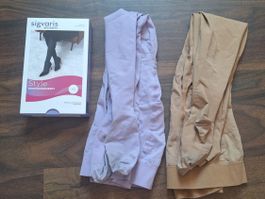 Sigvaris Semitransparent Kompressionsstrumpfhosen S