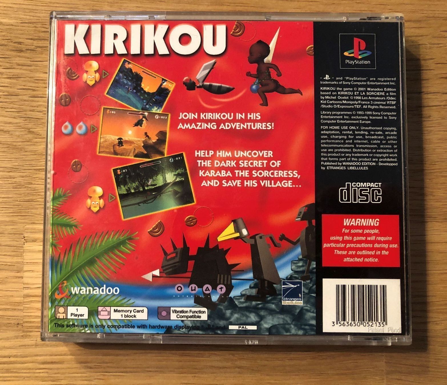 Sony Giochi: Kirikou für Sony PSX – Usato da Kestenholz venduto da Matti_09 1