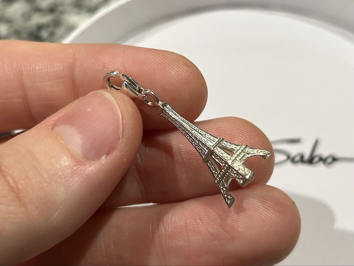 Thomas Sabo Anhänger: Thomas Sabo Charm Eiffelturm, 925 Silber 🩶 – Neu (gemäss Beschreibung) aus Itingen von Kiiwi03 3