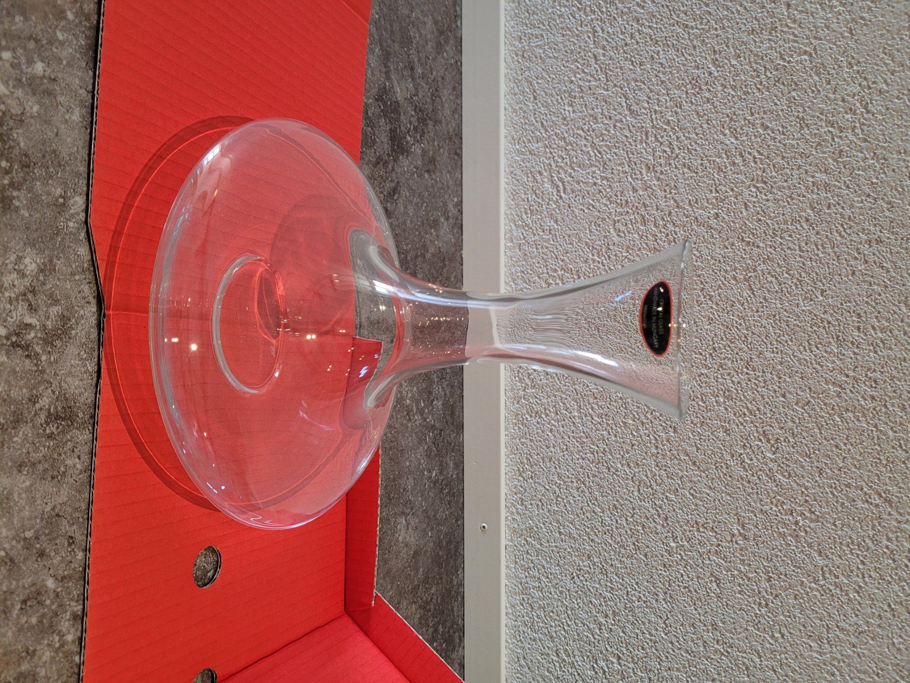Riedel Caraffe: RIEDEL Dekantierkaraffe aus Kristallglas – Nuovo e nell'imballaggio originale da Niederönz venduto da loewe1986