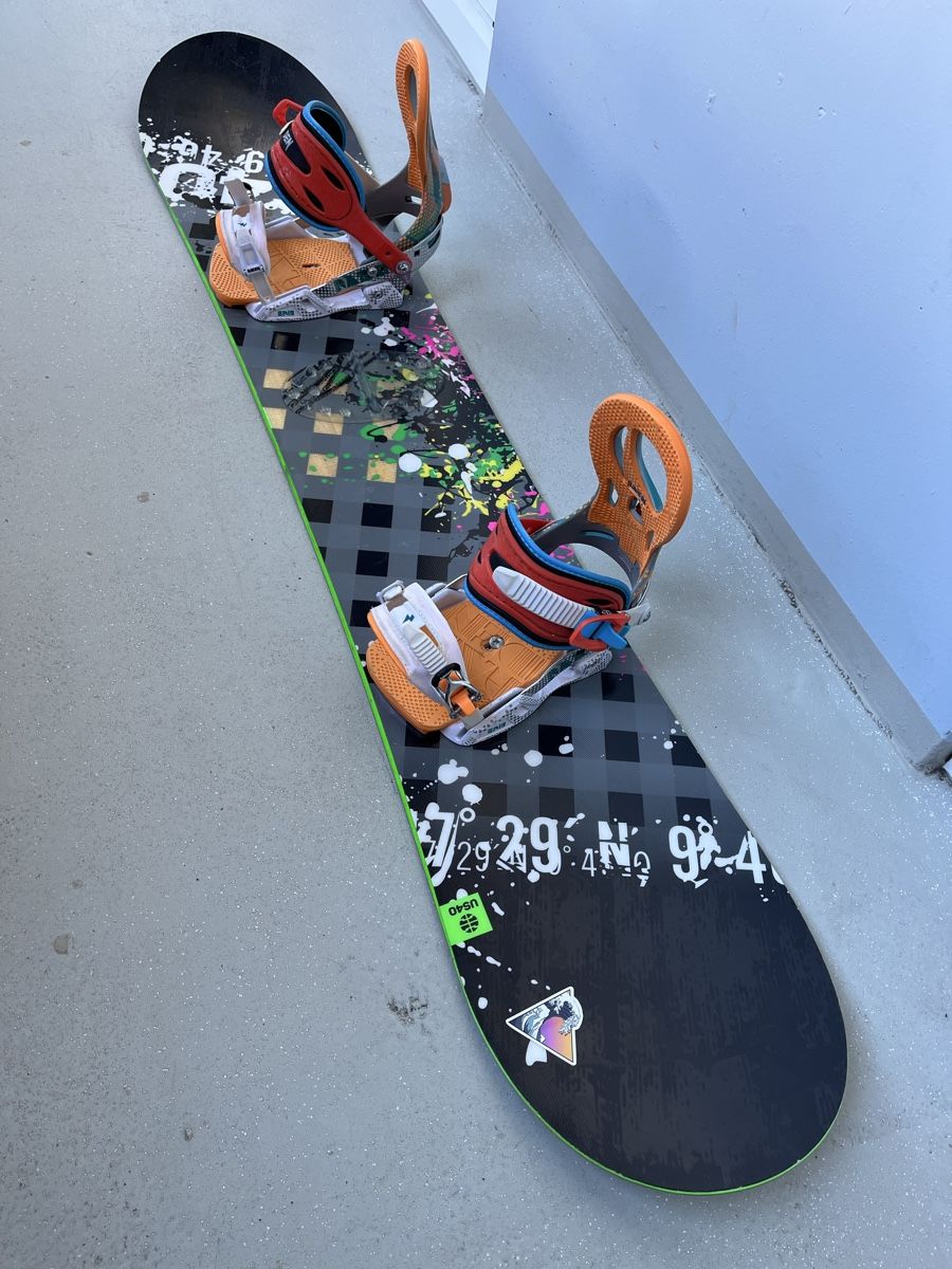 Board: US40 Snowboard 152cm inkl. Bindung – Usato da Horgen venduto da pupcia01 1