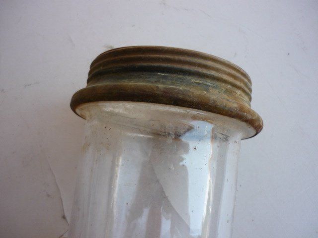Lampes: Altes Aussenlampenglas  Glas Lampe – D'occasion à Belp par Polexli 1