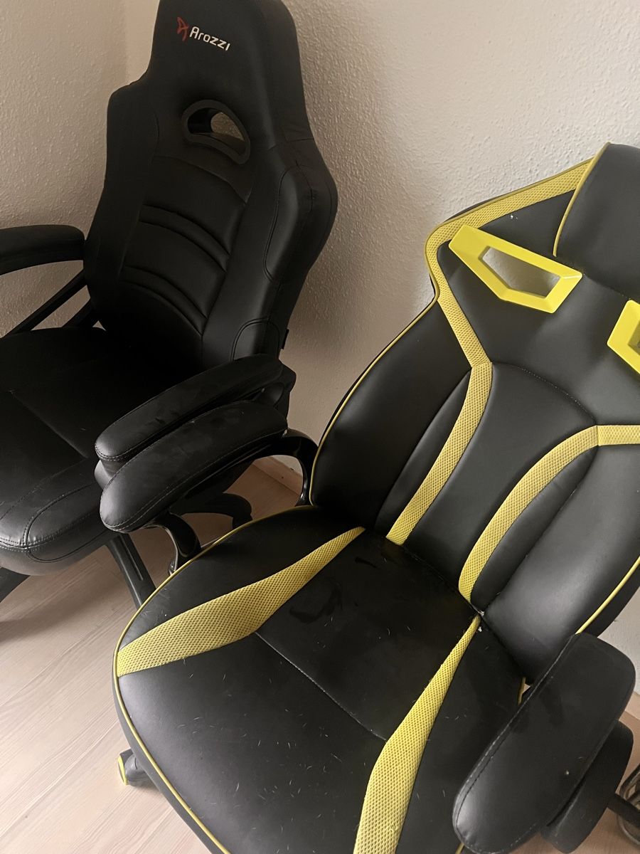 Stühle: Due sedie da gaming Arozzi nero e giallo, usate – Gebraucht aus Niederwil SG von alfio98