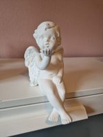Wunderschöne Engelsfigur (sitzend, Kusshand) zu verkaufen