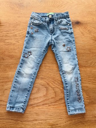 Jeans Kinder Grösse 98 Benetton guter Zustand