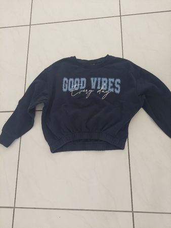 kinder  Pullover Pepperts! Grösse 134/140 blau mit Print