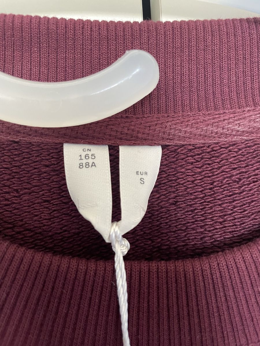 Arket Maglioni & Felpe: Arket Sweatshirt dunkelrot – Nuovo e nell'imballaggio originale da Basel venduto da Robyn20 6