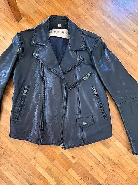 Burberry Giacche: Burberry Biker Jacke - Leder – Usato da Winterthur venduto da sto_2cfl 1