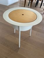 IKEA PS Beistelltisch weiss Holzplatte in Birke Sperrholz