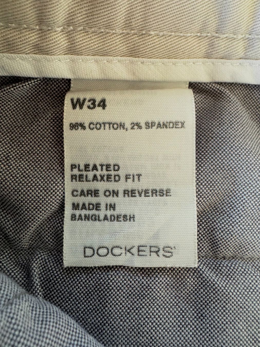 Pantaloni: Vintage Dockers shorts, Off-White, 34 – Usato da Vilters venduto da Sidsel_M 4