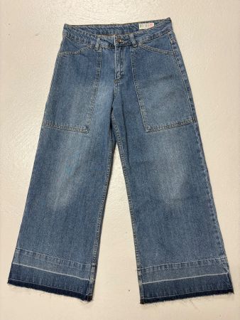 Italian Fashion Jeans Culotte hellblau Gr. S blau Baumwolle