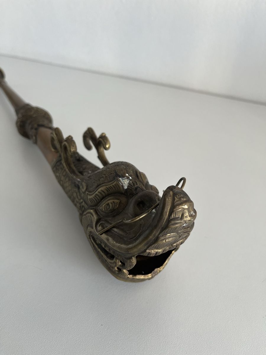 Tutte le decorazioni: Drachenkopf Trompete Tibet / Kupfer,Messing – Usato da Wetzikon ZH venduto da seli03 5