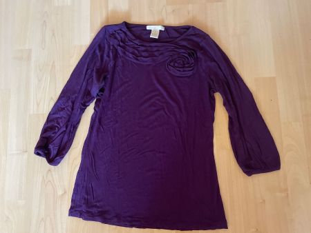 Damen Langarmshirt DESIGN HISTORY Grösse M lila Zustand gut
