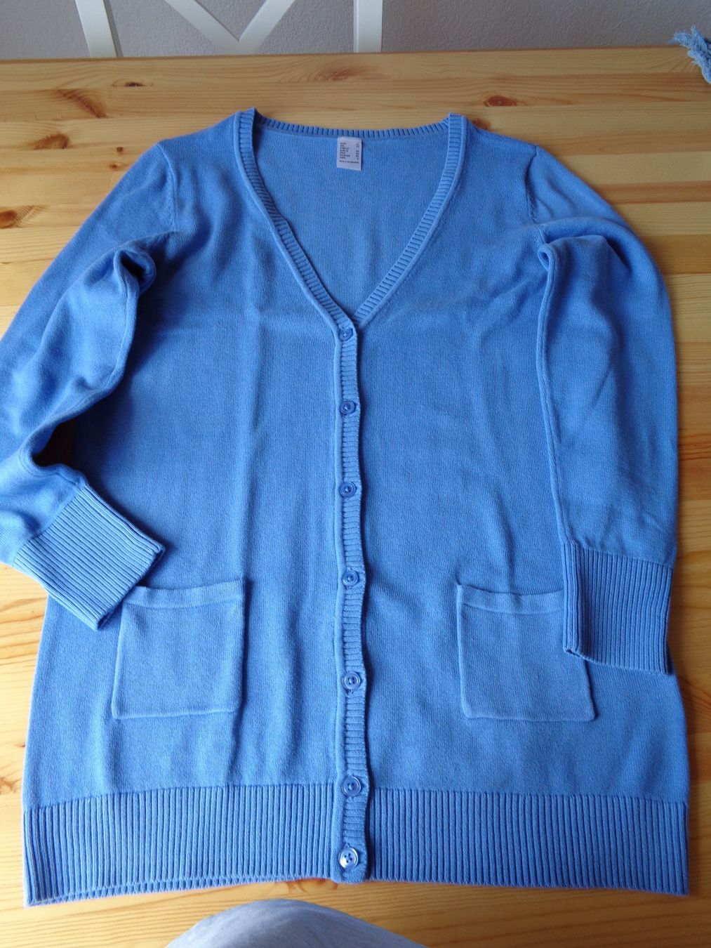 Jacken: Long-Strickjacke, blau, Gr. 38, Neu! – Neu (gemäss Beschreibung) aus Wiesendangen von Gullfoss 4
