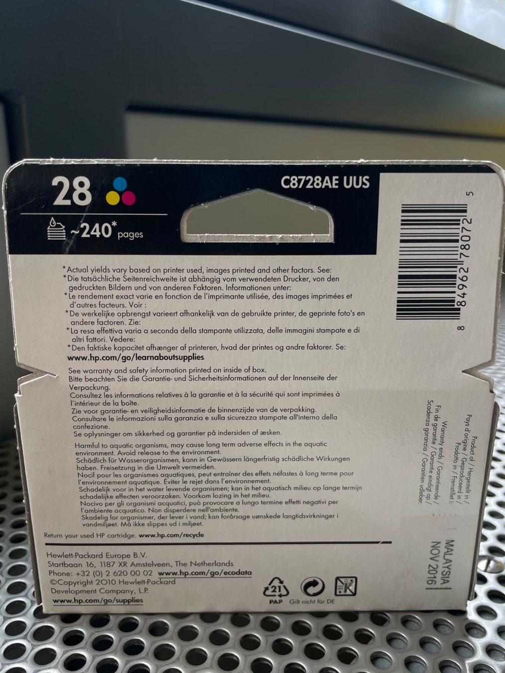 Hewlett Packard Cartucce per stampanti & toner: HP 28 Druckerpatrone – Nuovo e nell'imballaggio originale da Allschwil venduto da ylmoritz 1